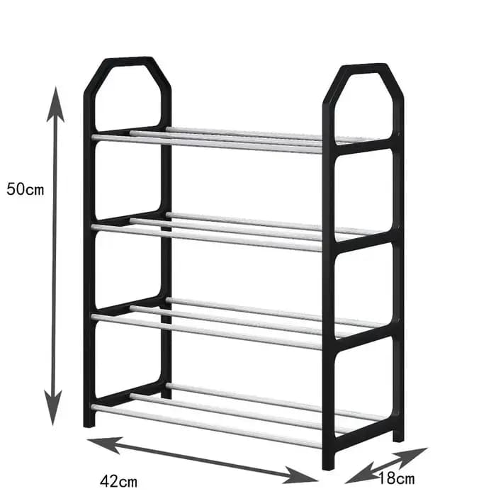 Étagère à chaussures simple et peu encombrante