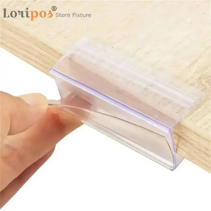 Clip de fixation pour étagère en verre ou bois
