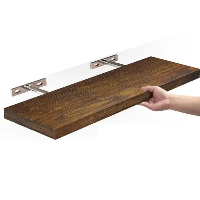 Étagère de rangement suspendue en bois