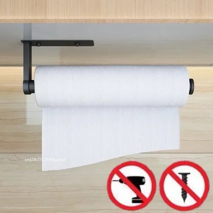 Porte-serviettes en papier de cuisine en acier au carbone