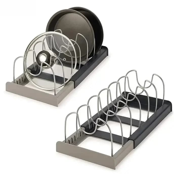 Organiseurs de placard de cuisine pour casseroles et poêles