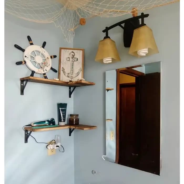 Étagère d'angle personnalisée