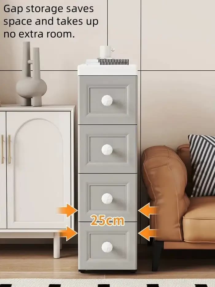 Boîte de rangement étroite pour cuisine