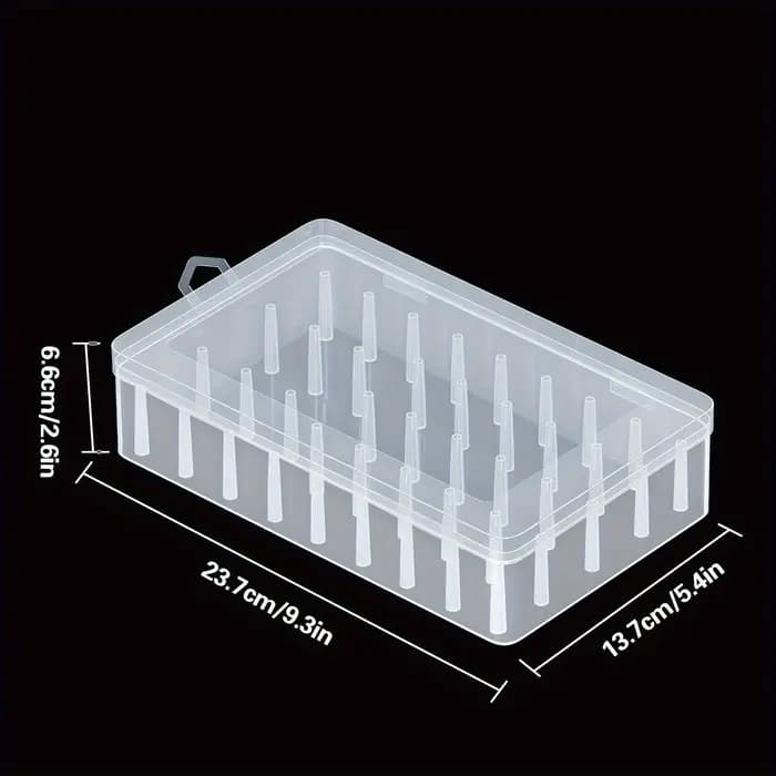 Boîte de rangement de fil à coudre 42 grilles