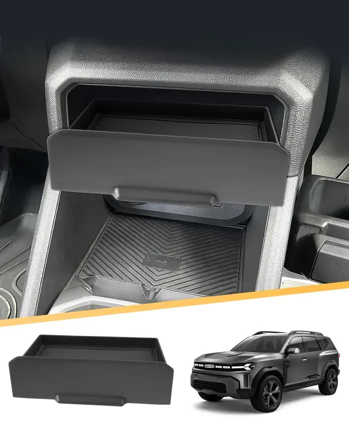 Boîte de rangement centrale pour Dacia Duster 3 2024 2025 2026