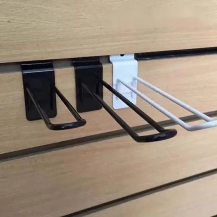 30PC noir blanc étagère cintre chevilles maille