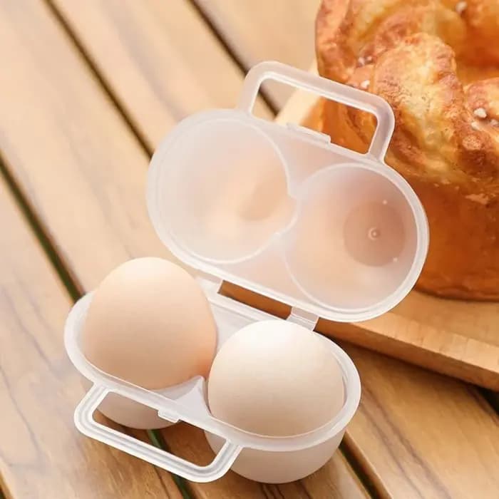 Boîte de rangement pour œufs à double compartiment