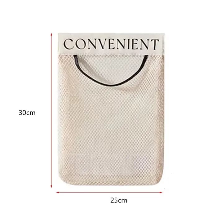 Sac de rangement mural en maille
