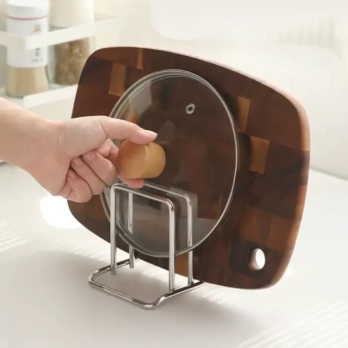 Support de planche à découper en acier inoxydable