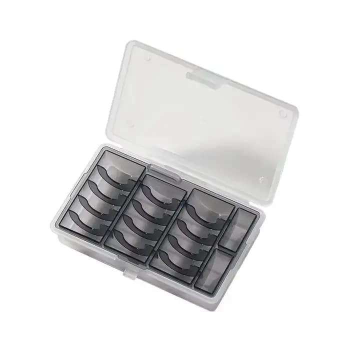Boîte de rangement de pièces de monnaie multifonctionnelle, avec étui intérieur bleu ou noir, pour l
