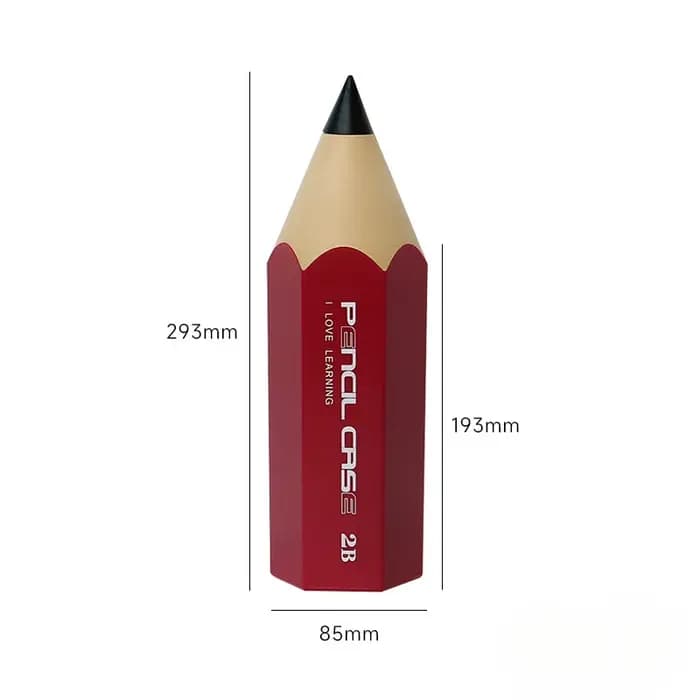 Boîte de rangement en forme de crayon pour étudiant