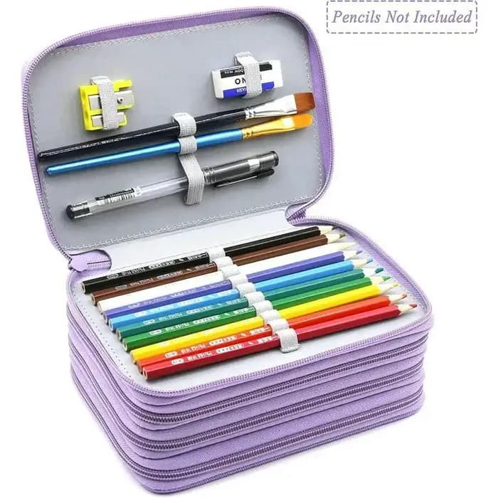 Trousse à crayons de couleur à 72 emplacements