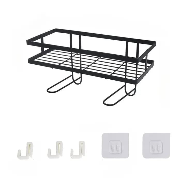 Étagère de rangement pour salle de bain au-dessus des toilettes, organisateur de salle de bain à 1 n