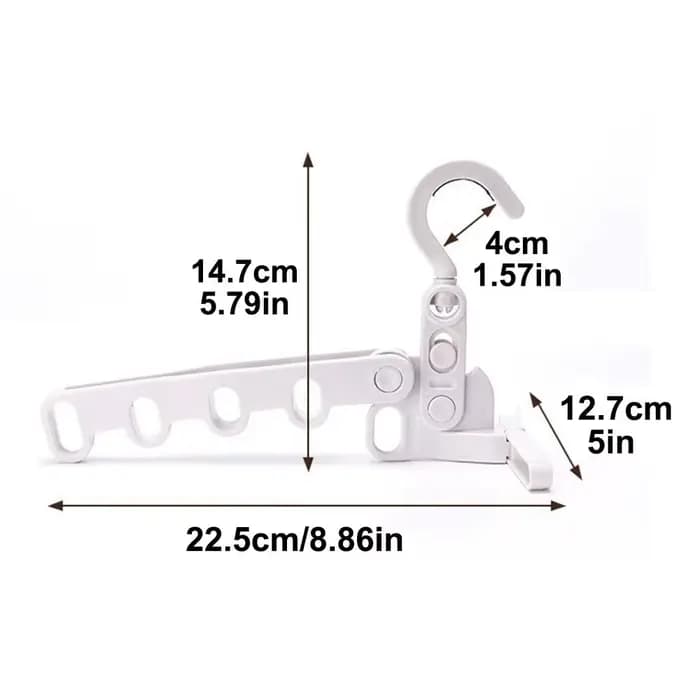 Nouveaux hôtels pliable vêtements support de séchage cinq trous multi-fonction