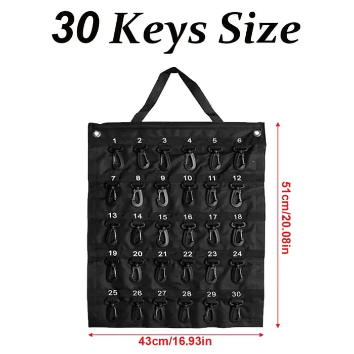 Peut contenir 30/40/50 clés boîte de rangement de clés enroulable polyvalente boîte de rangement Por