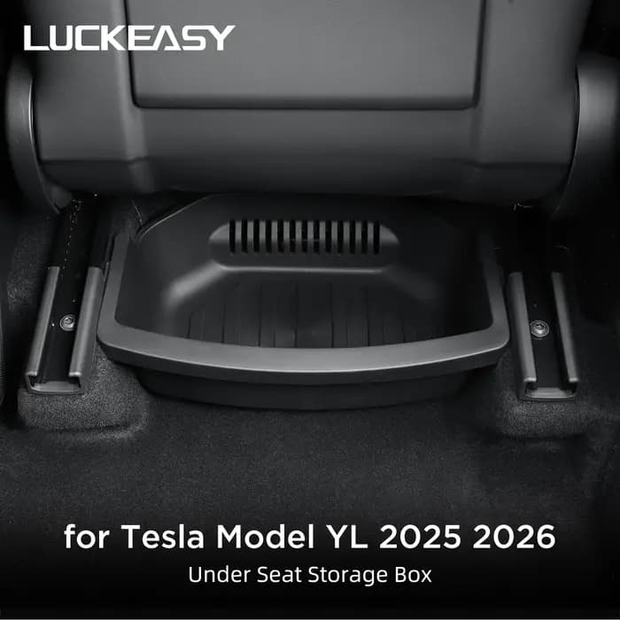 Boîte de rangement sous siège pour Tesla Model Y L 6 places 2025-2026