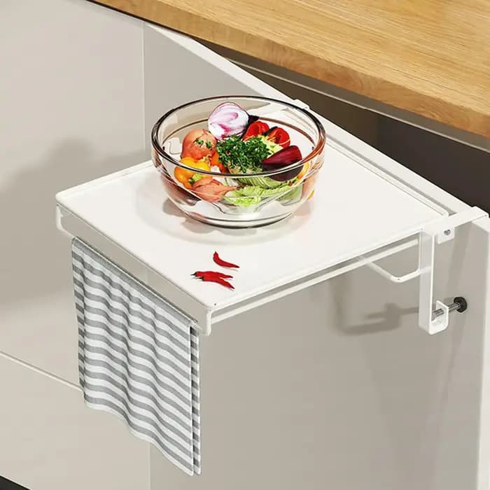Étagère de rangement pliable pour porte d'armoire