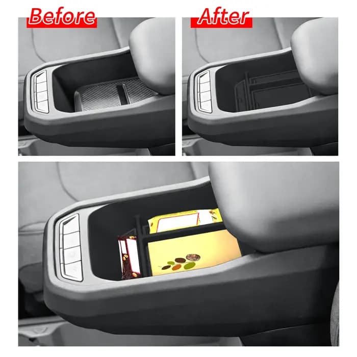 Boîte de rangement pour accoudoir de voiture Kia EV3 2024-2025