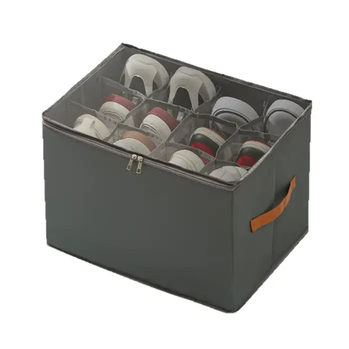 Hlzs-solution de rangement de chaussures pour placard-paquet de 2 organisateurs