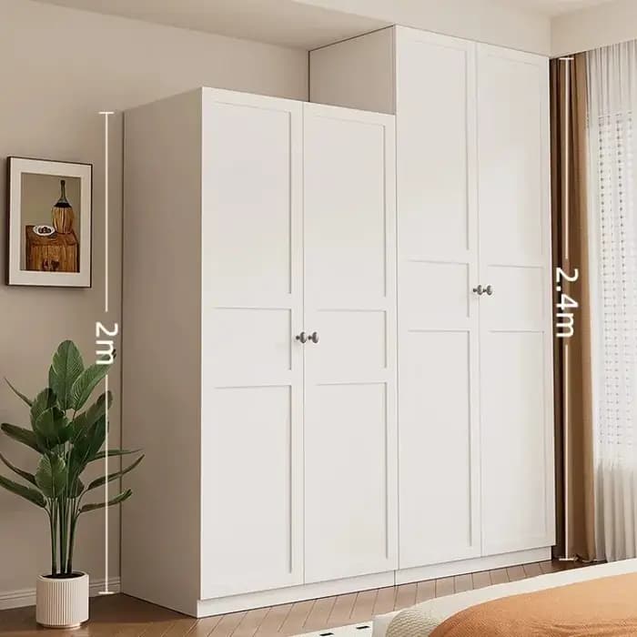 Armoires de Rangement Modernes en Bois pour Chambre à Coucher, Gain de Place, Idéales Appartements et Hôtels, Meubles de Rangement pour la Maison