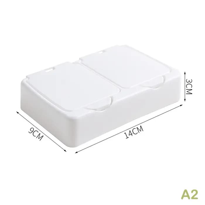 Boîte de rangement blanche pour bureau