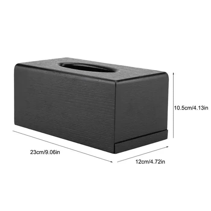 Boîte à mouchoirs rectangulaire en bois ABKJ-2X