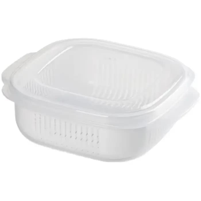 Boîte de conservation alimentaire 3/1 PCS pour cuisine, riz, légumes, fruits, à emballage séparé, co