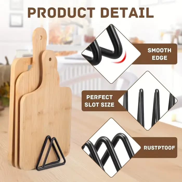 Support de rangement pour planches à découper en métal - Porte-planches