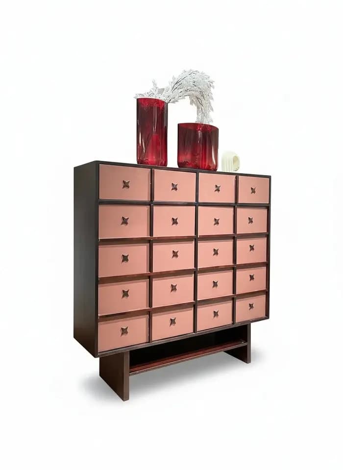 Meuble à chaussures victorien, étagère à chaussures antique en bois massif, 5 niveaux, grande capaci