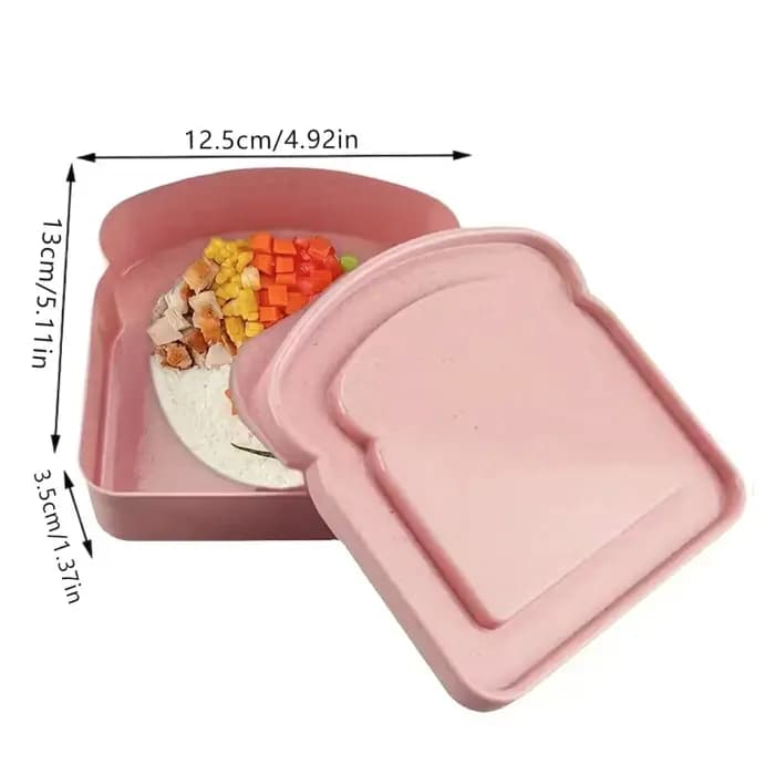 Boîte à pain grillé avec couvercle