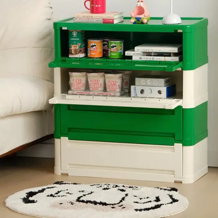 Armoire de rangement de salon au Design nordique Vintage vert