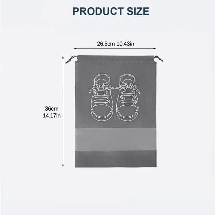 5/10pcs Chaussures Sac De Rangement Placard Organisateur Non Tissé Voyage Portable Sac Étanche Poche Vêtements Classé Tirer Sac Suspendu