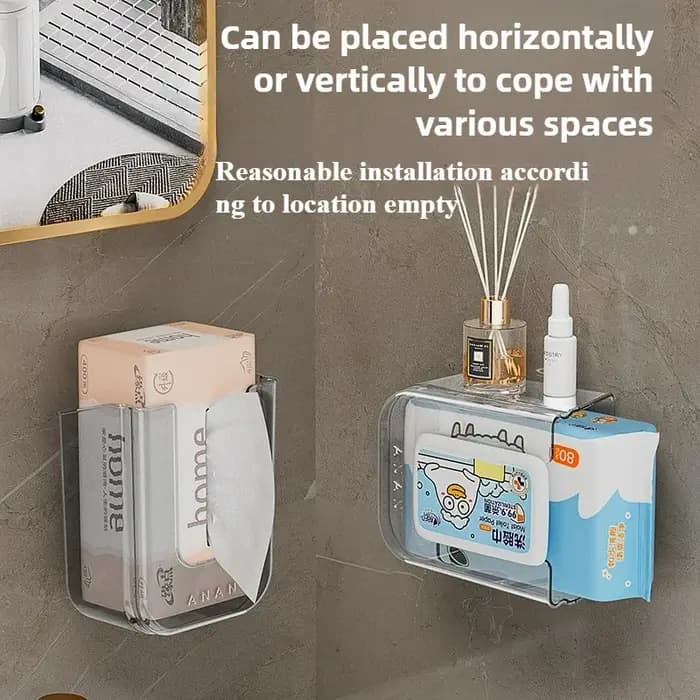 Nouveau Distributeur Mural de Papier Toilette à Ventouse