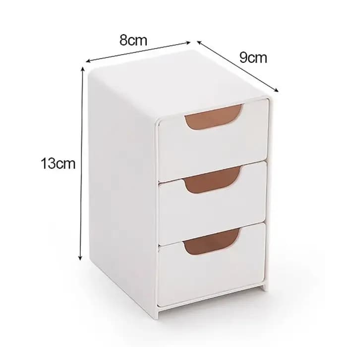 Boîte de rangement de bureau pour bijoux de maquillage, Mini boîte à bijoux de grande capacité, orga