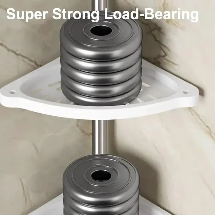 Étagère de douche d'angle télescopique sans perçage