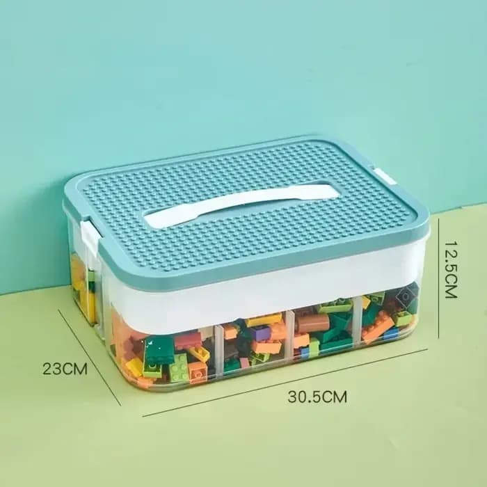 Boîte de rangement de blocs de construction empilables