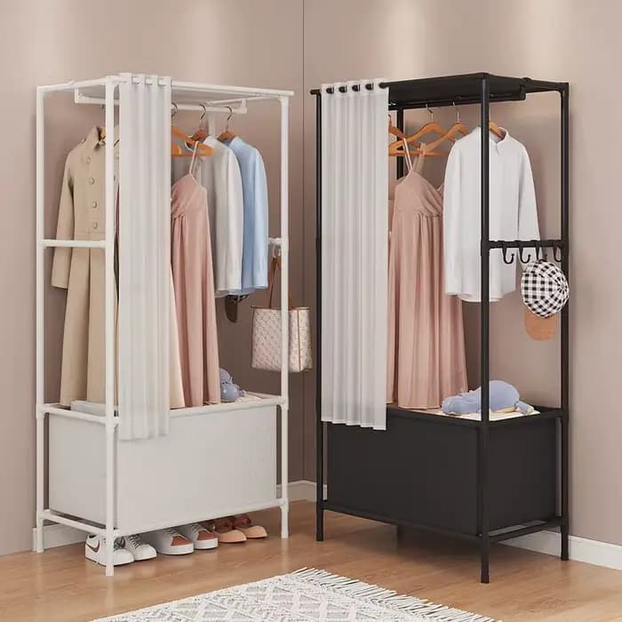 Petite armoire placard à vêtements facile à assembler