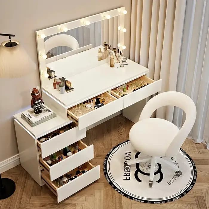 Tiroir organisateur coiffeuse en bois filles italien Simple rangement