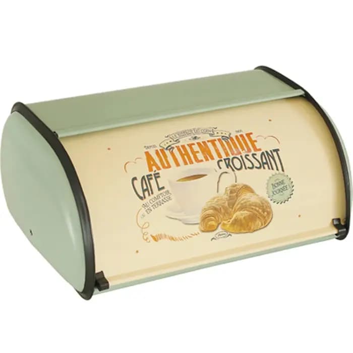 Boîte à gâteau en métal rétro
