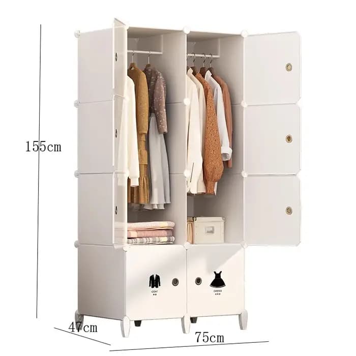 Chambre enfants armoire détachable stockage esthétique pliant garde-robe petit Portable Guarda Roupas Portatil E Dobravel meubles
