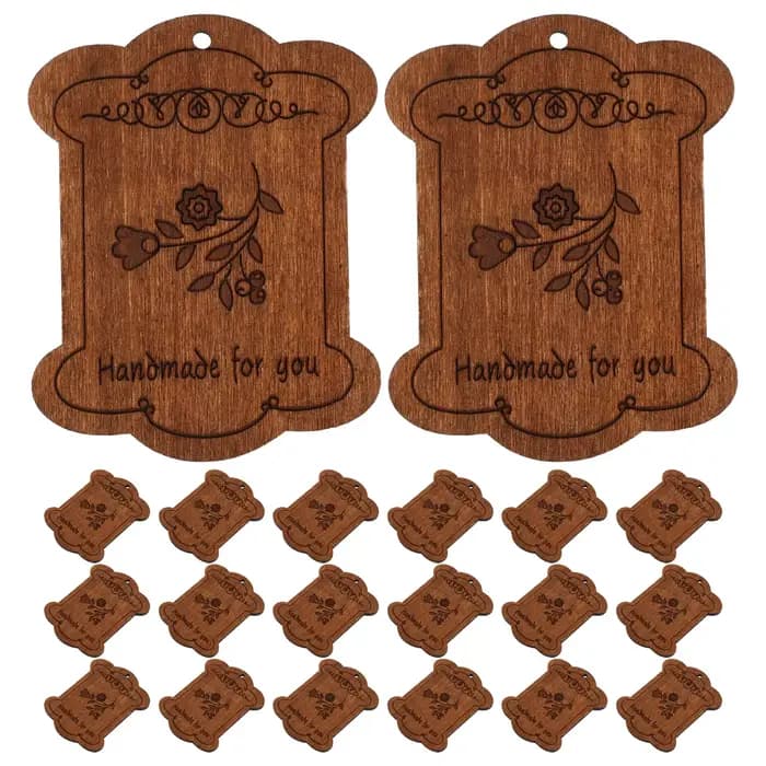 Lot de 20 organiseurs en bois pour fils à broder, planche de rangement pour fils à point de croix, s