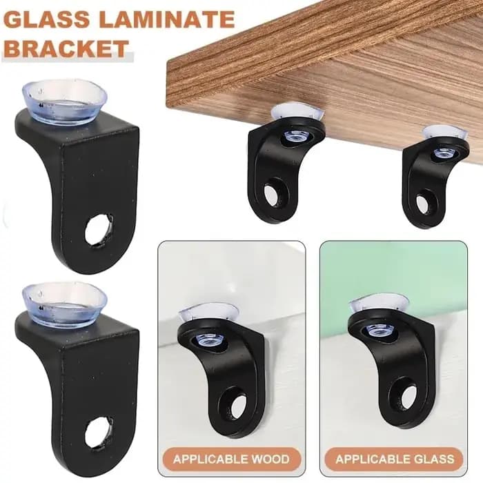 Supports de fixation à ventouse pour étagères, panneaux stratifiés, cloisons, armoires, supports de verre et quincaillerie de meubles – Fournitures de quincaillerie domestique