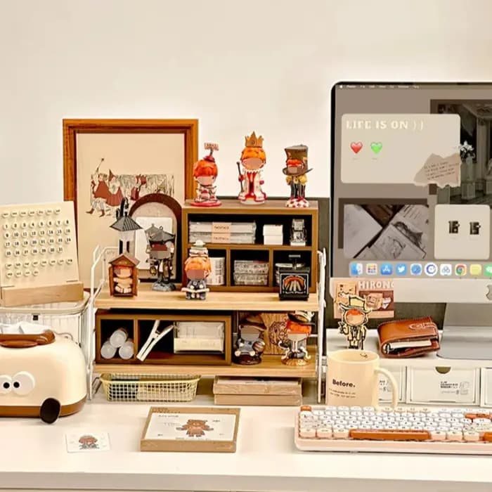 Étagère de bureau flottante pour présentation
