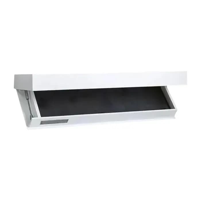 Étagère de rangement en bois avec compartiment secret