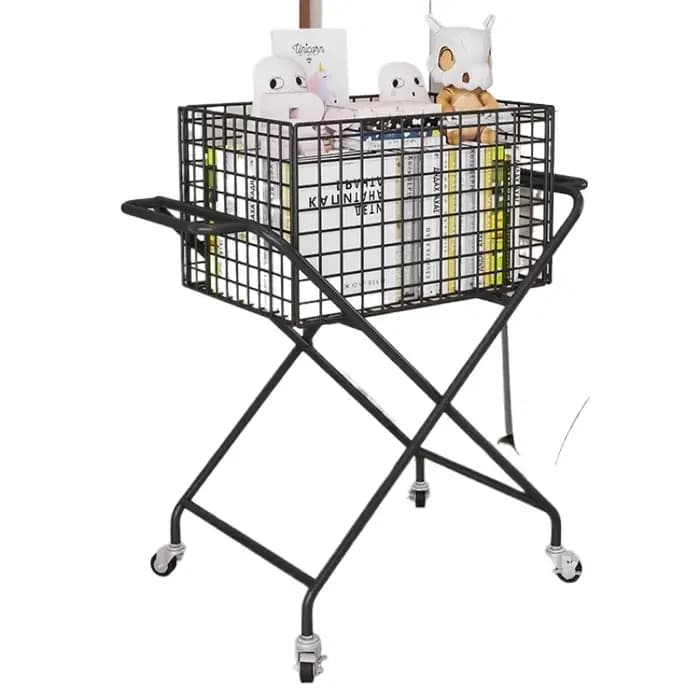 Chariot de rangement de jouets roulants pour enfants