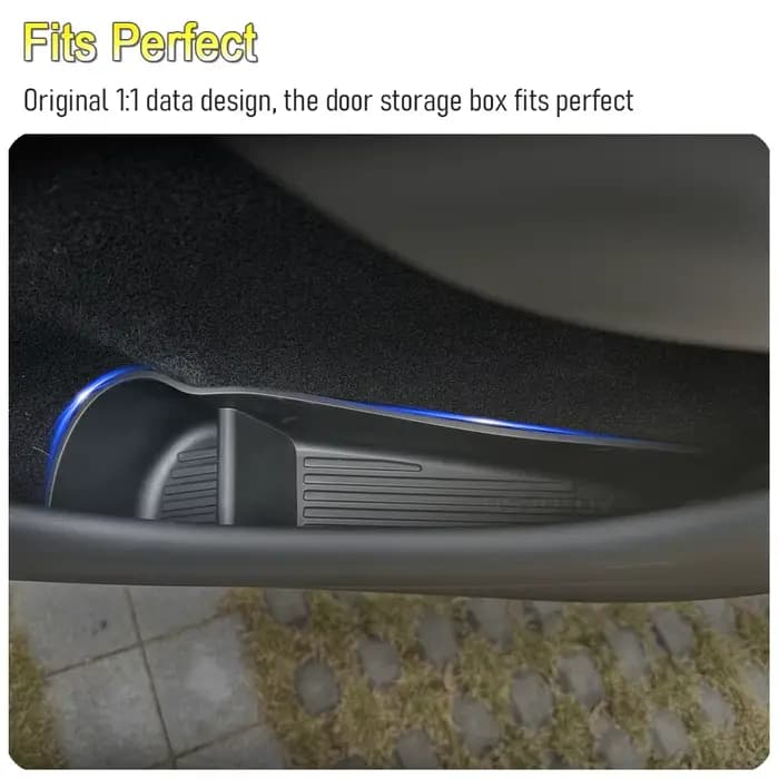 Boîte de rangement latérale pour portière de voiture USVOTOV pour Tesla Model Y Juniper 2025 2026