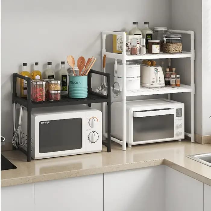 Étagère de comptoir de cuisine pour micro-ondes