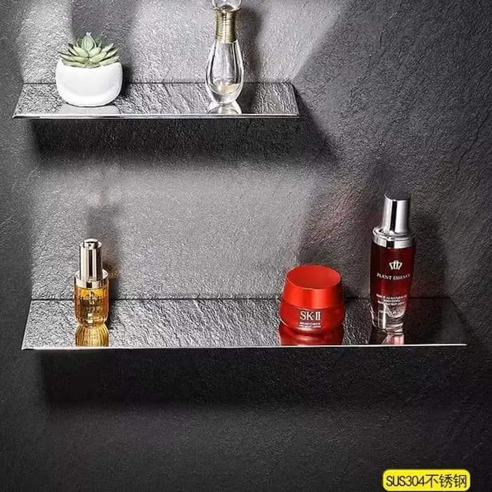 Étagère flottante murale en acier inoxydable