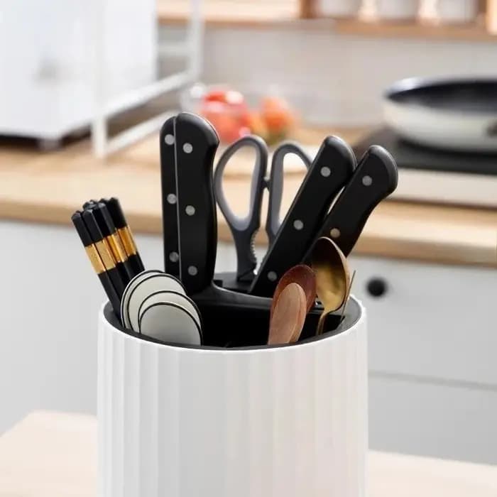 Support de rangement rotatif pour couteaux de cuisine