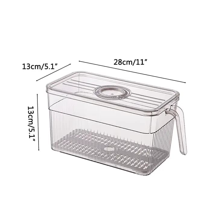 Conteneurs de rangement de cuisine avec couvercle enregistreur de temps